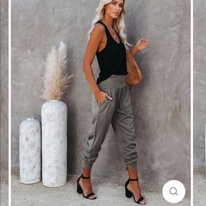 Pocketed Cotton Joggers